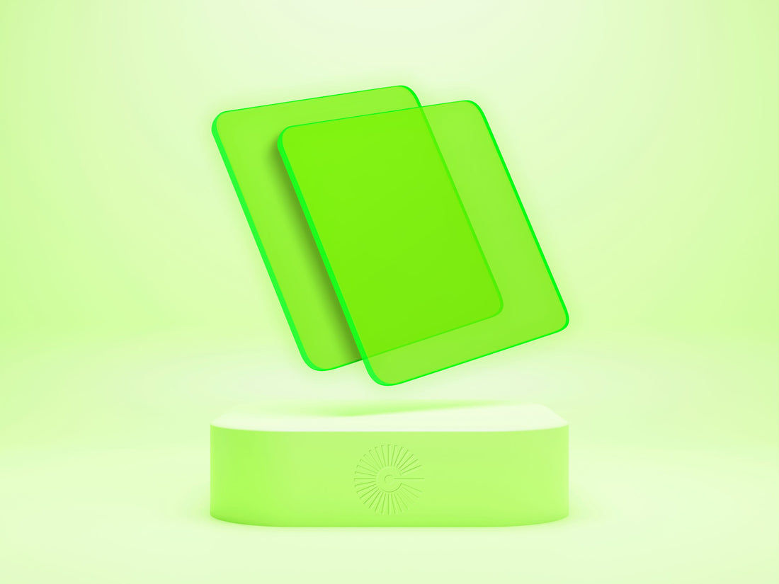 1/8” Clear Colour Acrylic - Neon Green