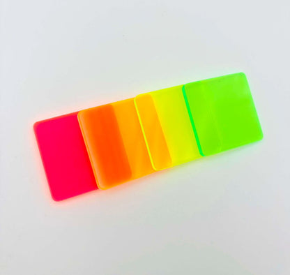 1/8” Clear Colour Acrylic - Neon Yellow (previously &