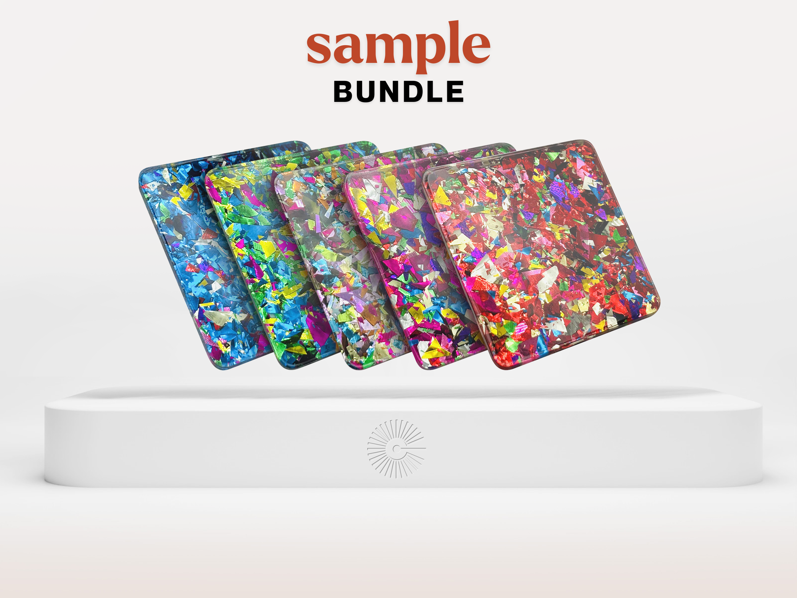 2&quot;x2&quot; Sample Bundle - (x4) Kaleidoscope Acrylics